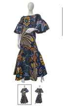 Load image into Gallery viewer, STRETCHY Ankara Mermaid Dress