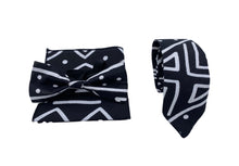 Load image into Gallery viewer, Ankara Neck Tie, Bow Tie and Pocket Square Set
