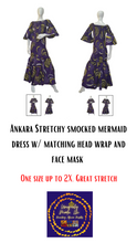 Load image into Gallery viewer, STRETCHY Ankara Mermaid Dress
