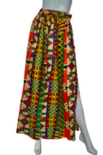 Load image into Gallery viewer, “Pick a Color” 4 slit maxi skirt w/ small head wrap
