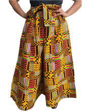 Load image into Gallery viewer, Ankara Palazzo pants w/ pockets and small head wrap
