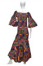 Load image into Gallery viewer, “Fits like a GLOVE” STRETCHY Ankara Mermaid Dress
